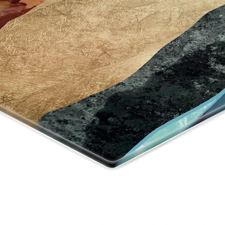 Spritzschutz Berg Land Fluss - SpaceFrog Designs 