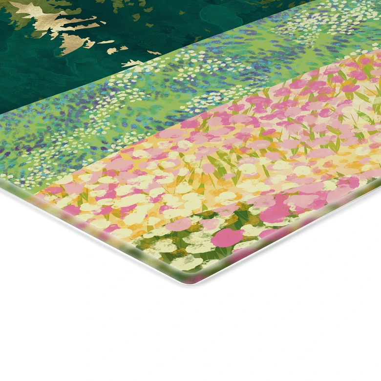 Spritzschutz Farbenfrohe Frühlingswiese - SpaceFrog Designs 