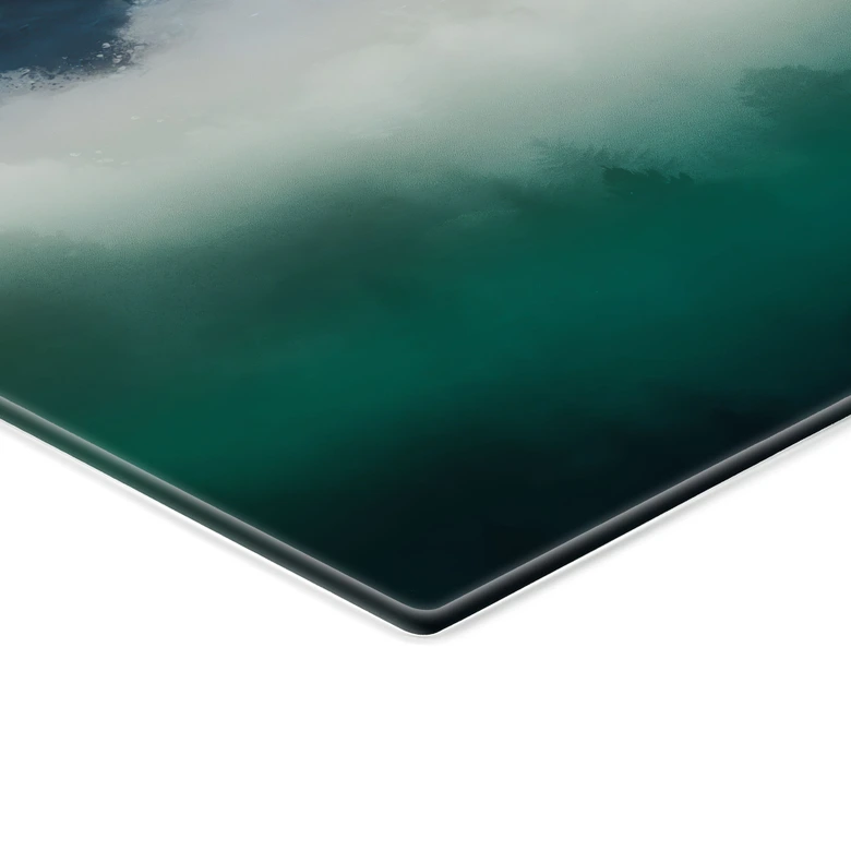 Spritzschutz Neblige Landschaft in der Nacht - SpaceFrog Designs 