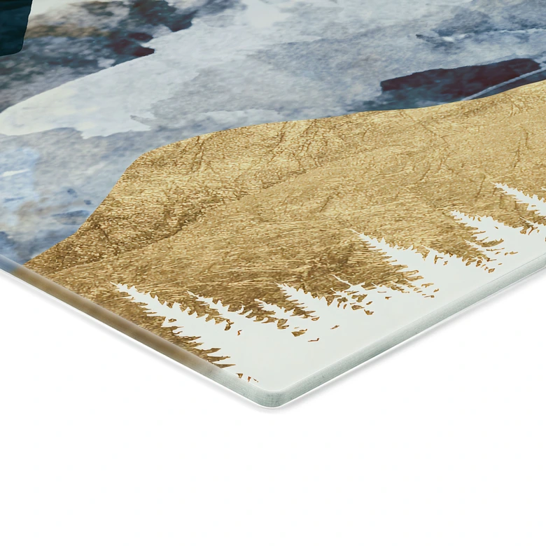 Spritzschutz Reflektion einer Winterlandschaft - SpaceFrog Designs 