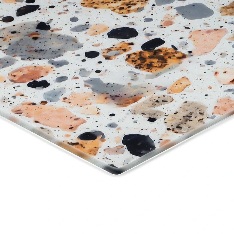 Spritzschutz Bunte Terrazzo Steine - Treechild 