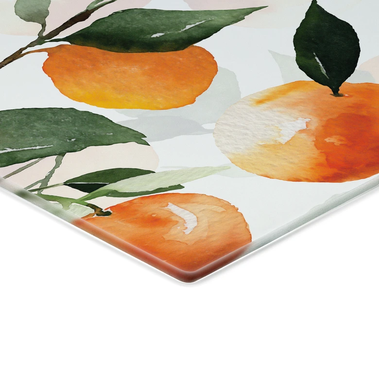 Spritzschutz Fruchtige Mandarinen - UN Designs 