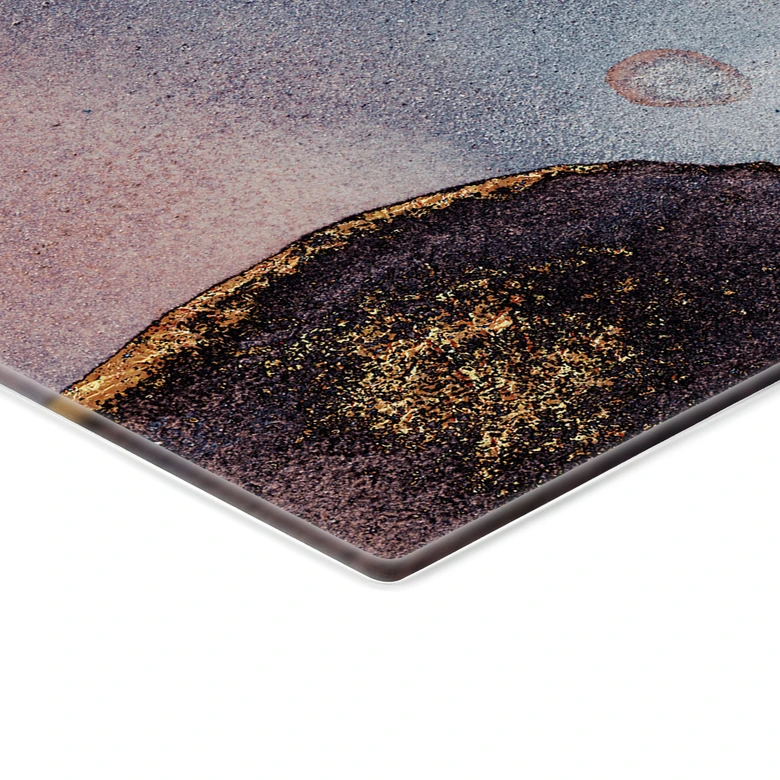 Spritzschutz Fredriksson - Tinte: Rosé und Gold - Panorama 