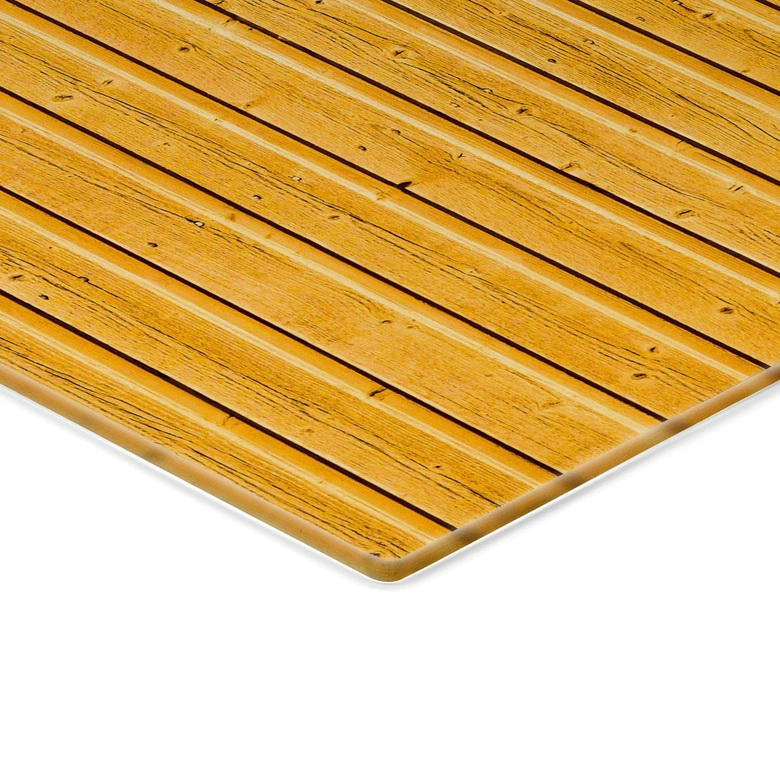 Spritzschutz gelbes Holz - Panorama 