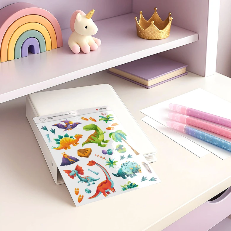 Autocollants Dinos pour enfants 