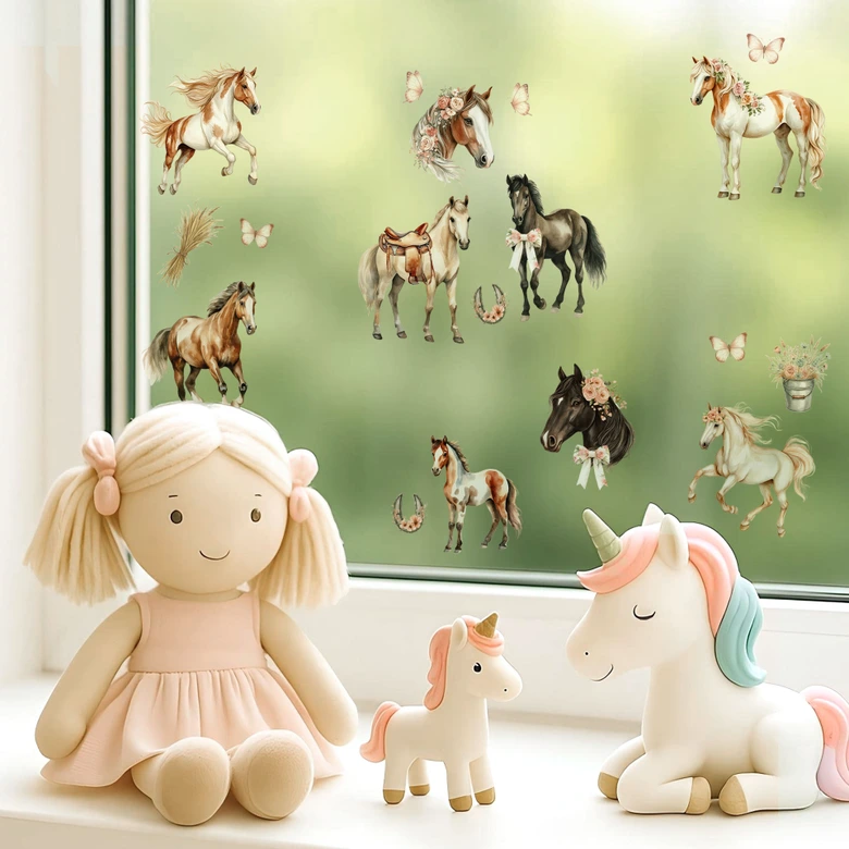 Sticker Chevaux nobles 