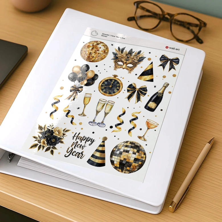 Sticker New Year's Eve 