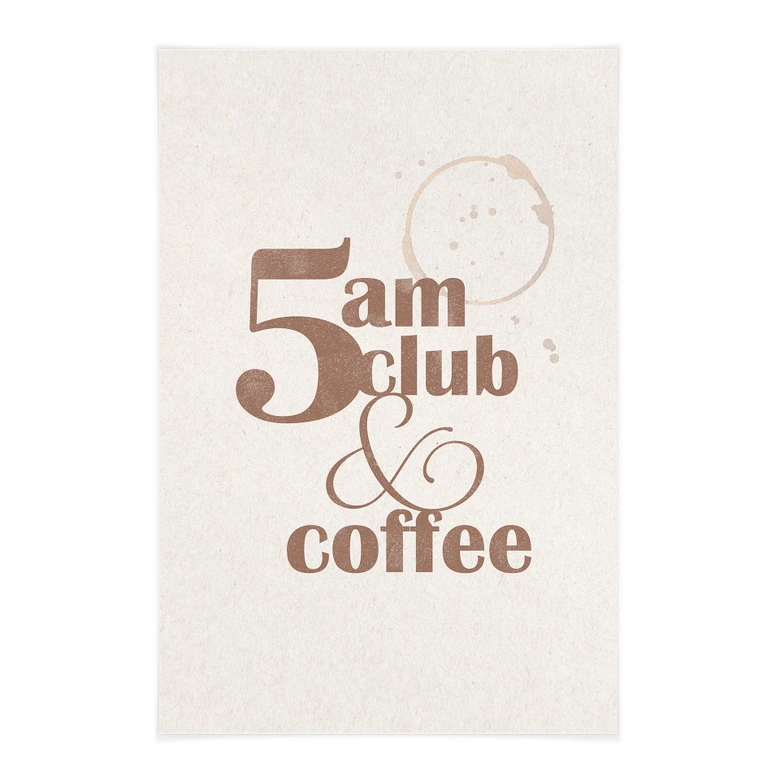 Stoffbild 5 am Club & Coffee 