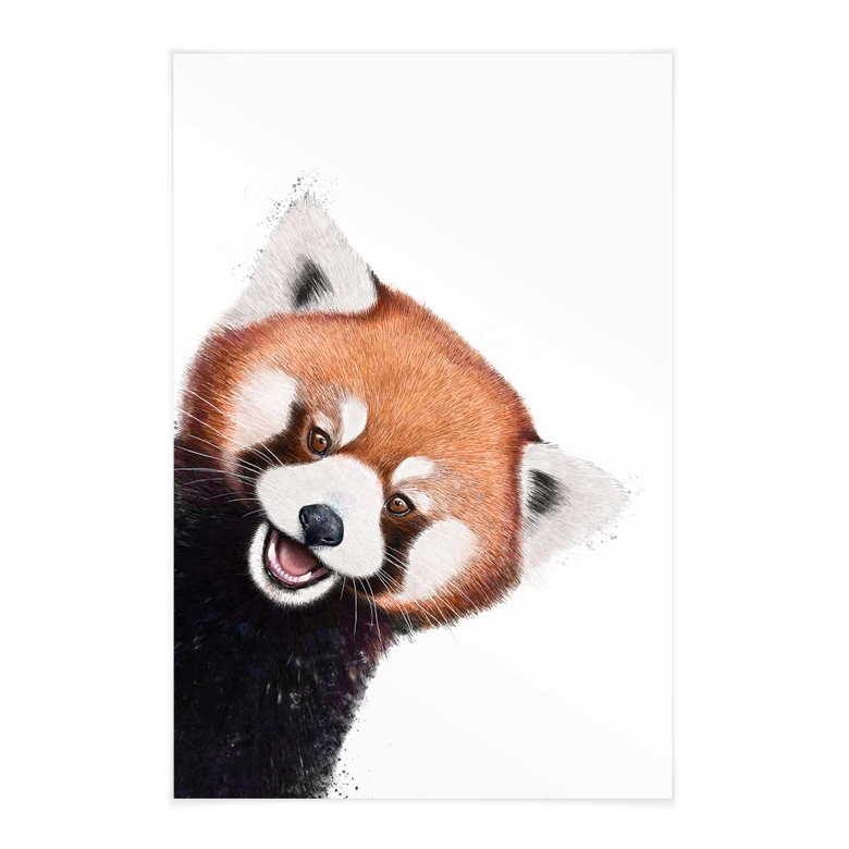 Stoffbild Roter Panda - Korenkova 