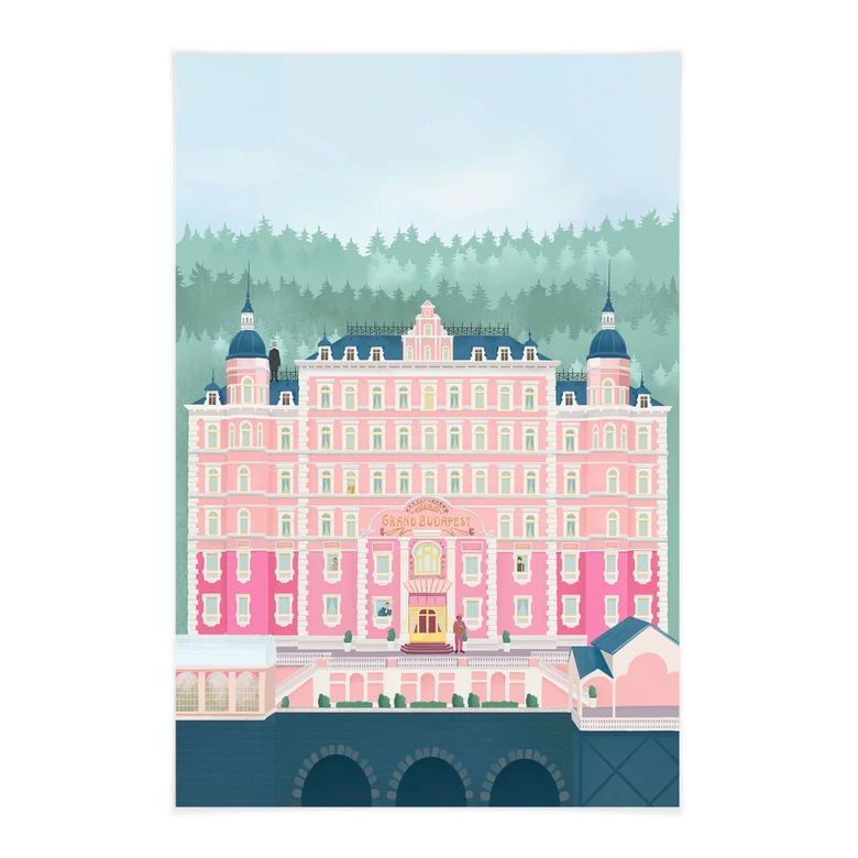 Stoffbild Grand Budapest Hotel - Lizde 