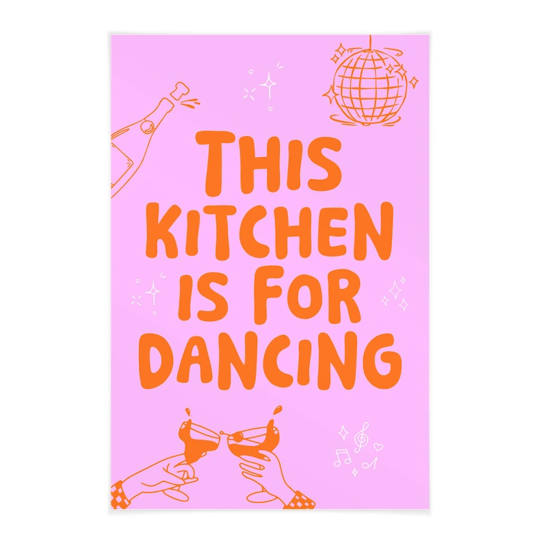 Obraz tkaniny Ta kuchnia jest do tańca - Ohkimiko 