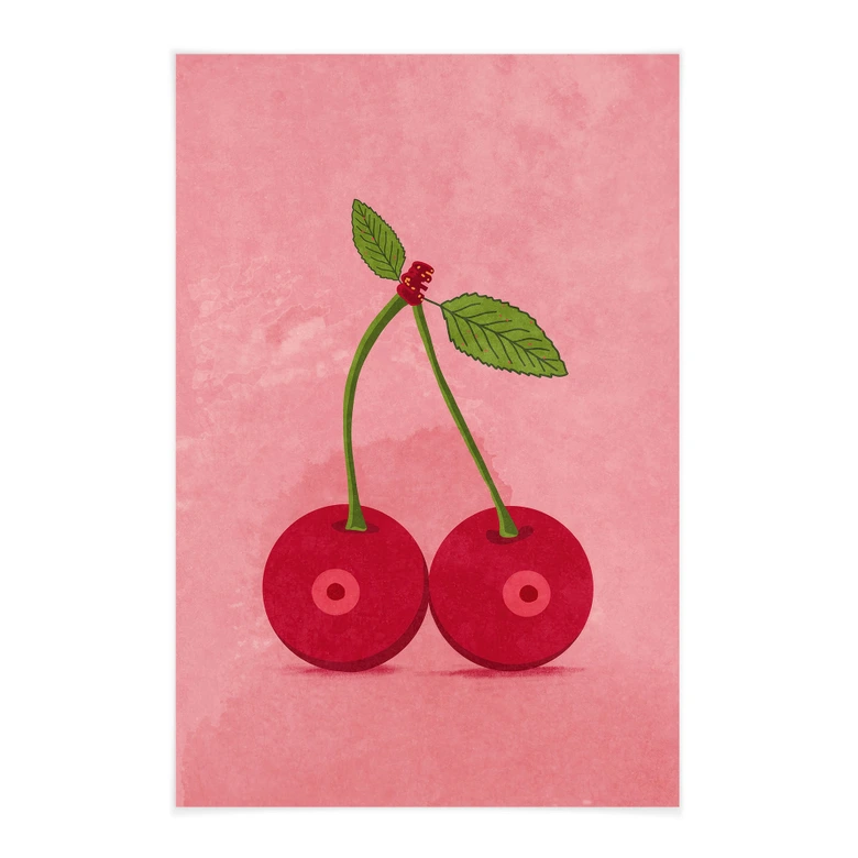 Stoffbild Sinnliche Kirschen - Oltmanns 