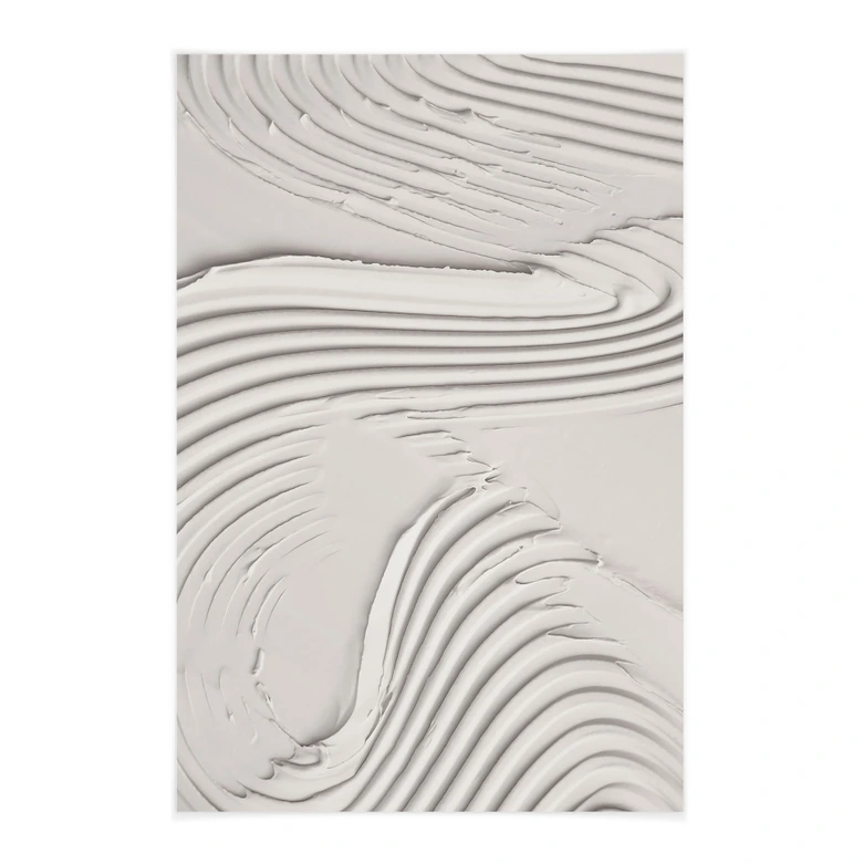Stoffbild Sanfte Strukturen in Beige - Pictufy Studio 