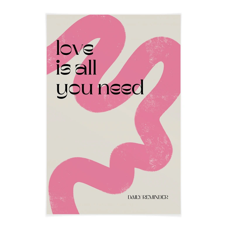 Stoffbild Love is all you need - Volfova 