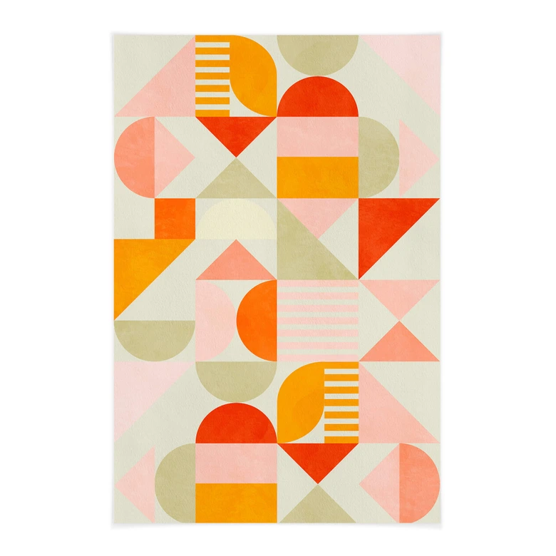 Stoffbild Bauhaus Fun Pastell - Bré 