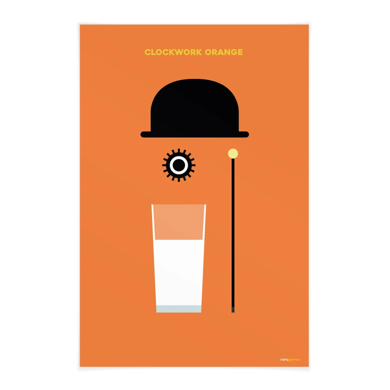Stoffbild Inspiriert vom Film "Clockwork Orange" - Gomes 