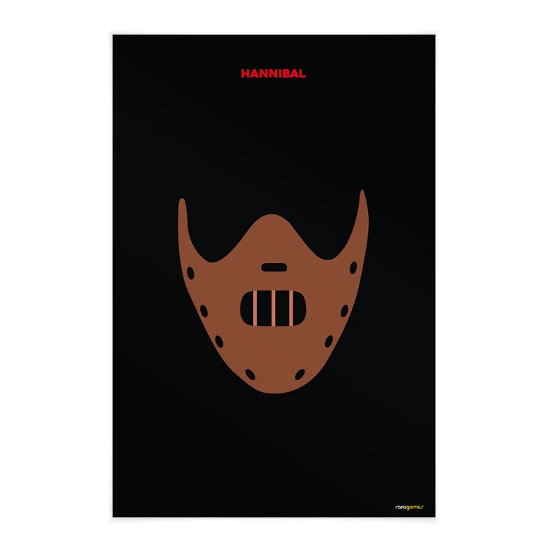 Affiche textile Inspiré du film "Hannibal" - Gomes 