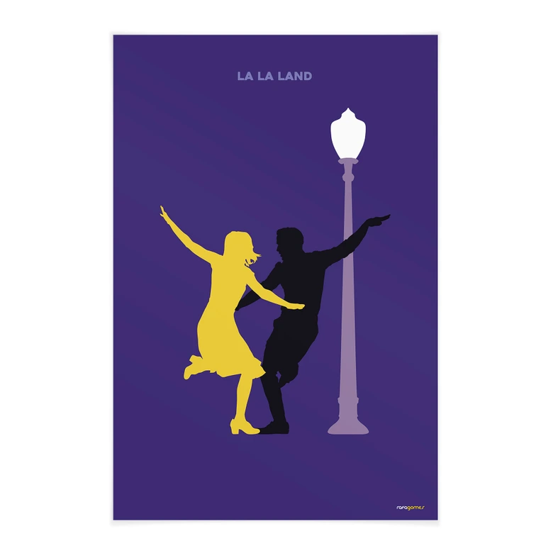Textil poster inspirerad av filmen "La La Land" - Gomes 