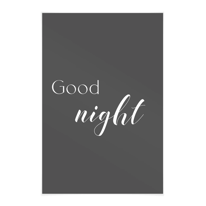 Tekstil plakat Good Night 