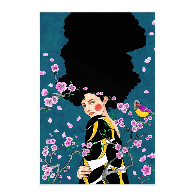 Obraz tkaniny - Ty i ja - Hülya 