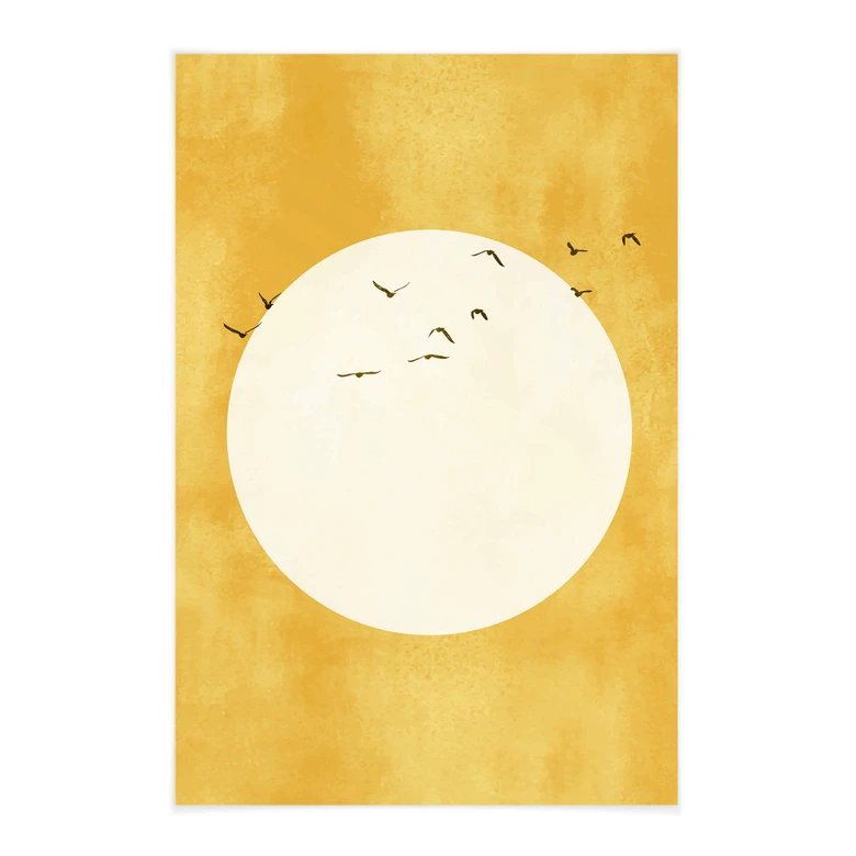 Textile poster Kubistika - Sunshine 