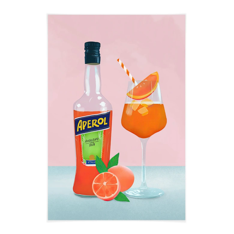Stoffbild Aperol Spritz - Lizde 