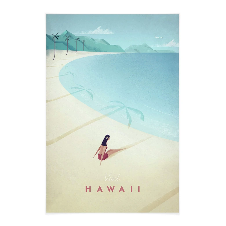 Tekstil plakat Rivers - Hawaii 