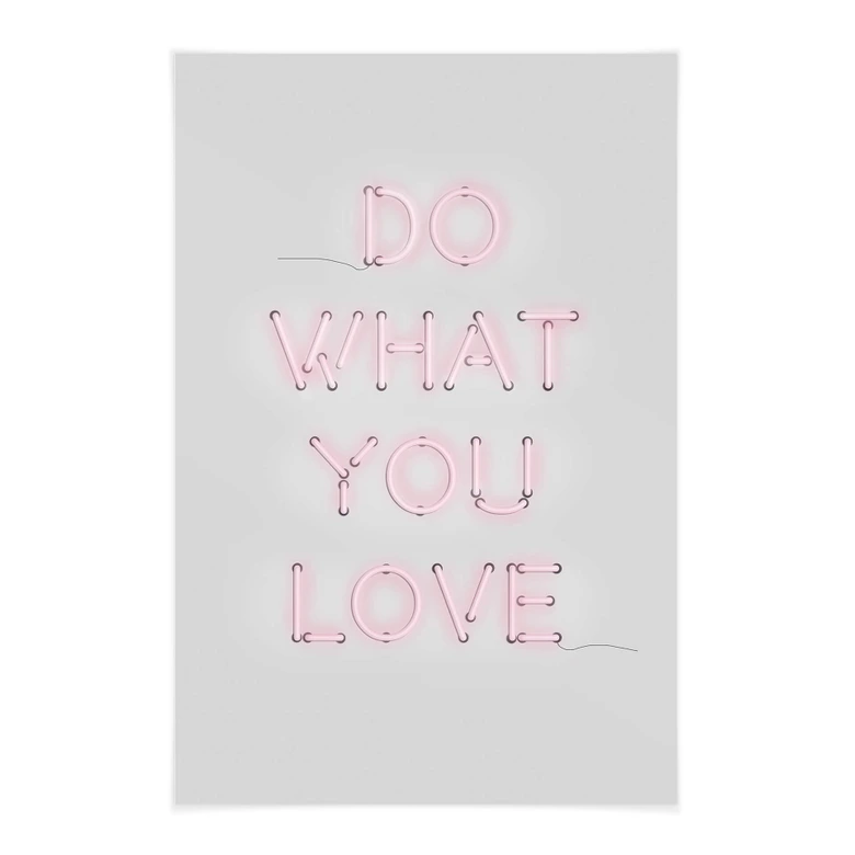 Stoffbild Spruch - The Miuus Studio - Do what you love 