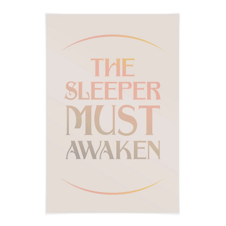 Stoffbild Filmzitat aus Dune - The Sleeper must awaken 