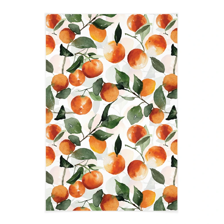 Stoffbild Fruchtige Mandarinen - UN Designs 