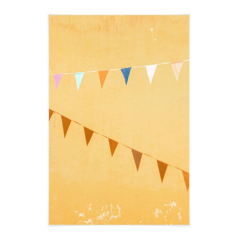 Textile poster Flags in Mexico - Zwart 