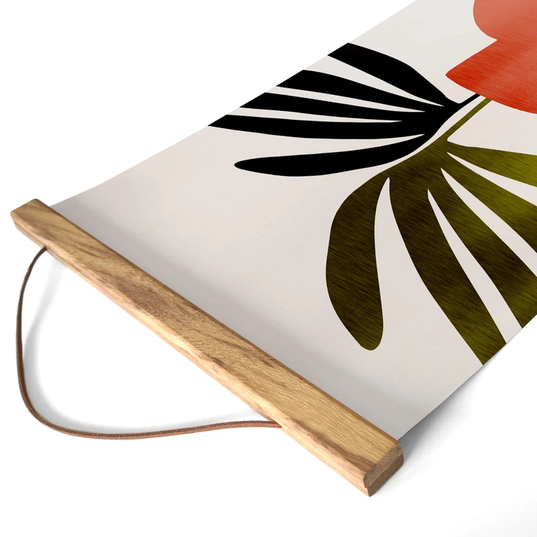 Stoffbild Kubistika - Saftige Zitrone 