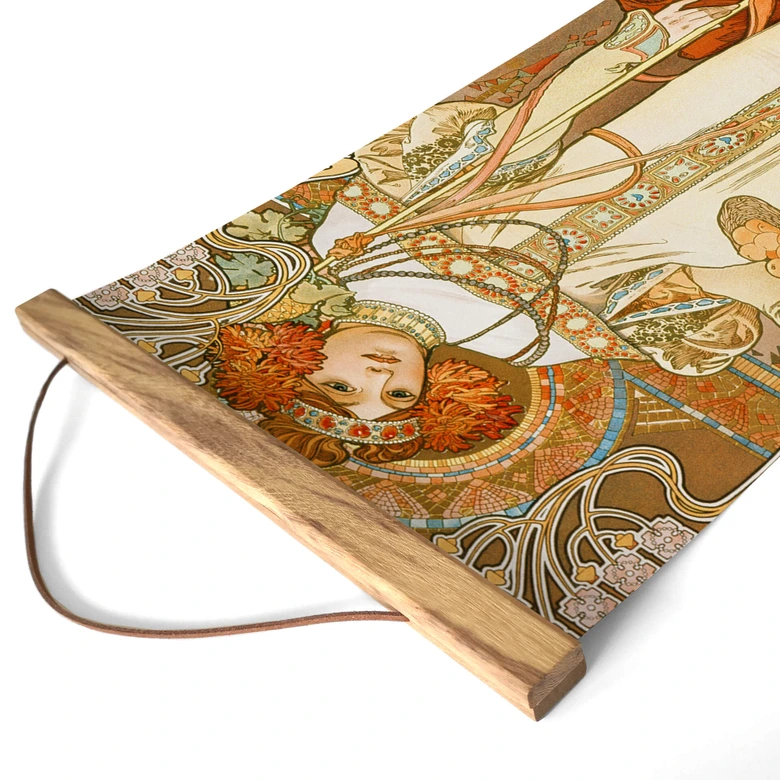 Obraz tkaniny Mucha - Jesień 1900 - Panorama 