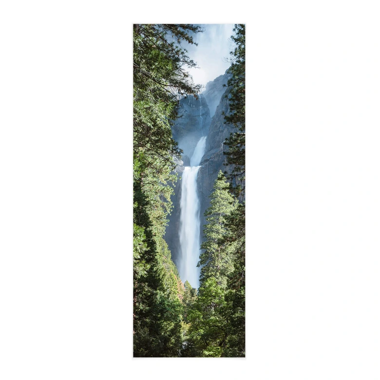Affiche textile Colombo - Waterfall in the Forest 