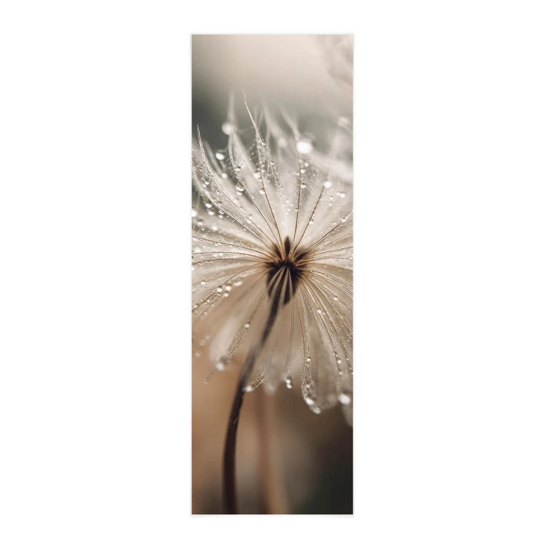 Textielposter Paardenbloem in ochtenddauw - Treechild 