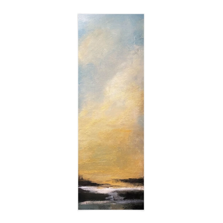 Stoffbild Goldenes Licht am Abendhimmel - Bergius - Panorama 