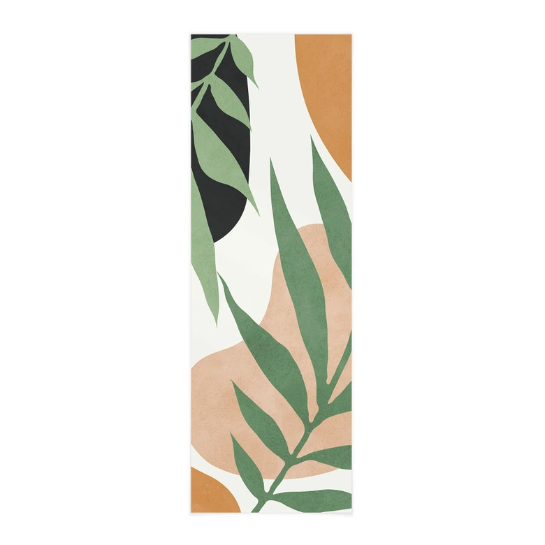 Stoffbild Grüne Zweige im Dschungel - Costa - Panorama 