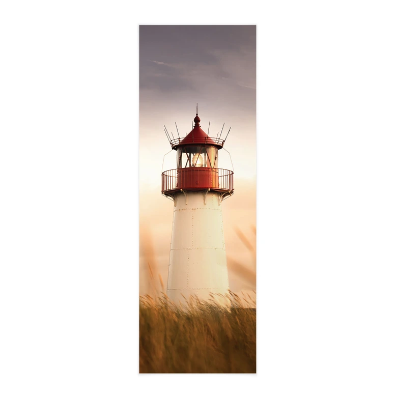 Affiche textile Phare sur la côte de Sylt - Eisenmann - Panorama 