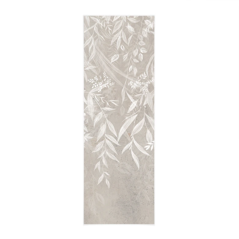 Stoffbild Elegante Weidenzweige in Beige - Ms Tiff - Panorama 
