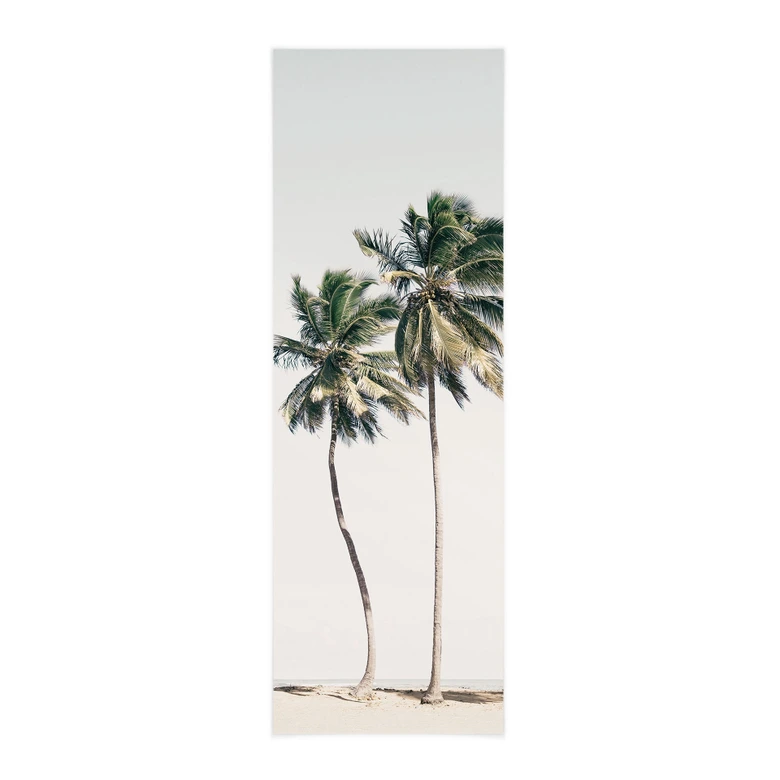 Affiche textile Palmiers tropicaux sur la plage - Sisi & Seb - Panorama 