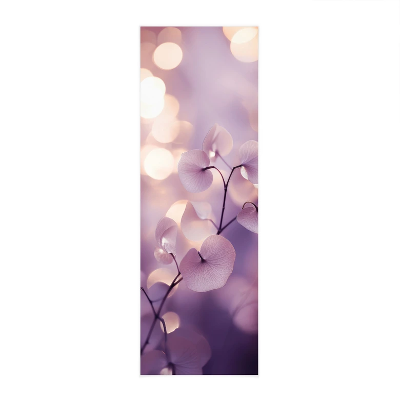 Stoffbild Zarte Orchidee in Lila - Treechild - Panorama 