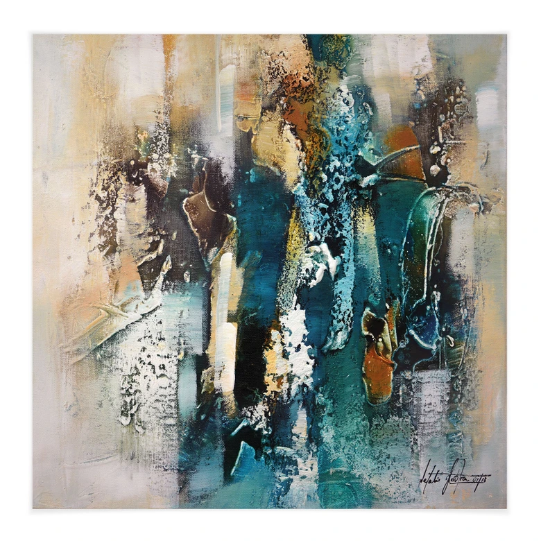 Stof afbeelding Abstracte beelden - Fedrau - Vierkant 