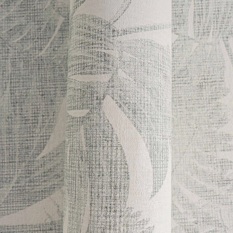 Livingwalls Papier peint intissé New Walls Cosy & Relax avec feuilles de palmier crème, beige, vert 