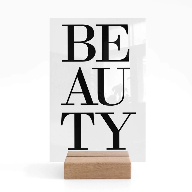 Tischaufsteller Beauty 01 