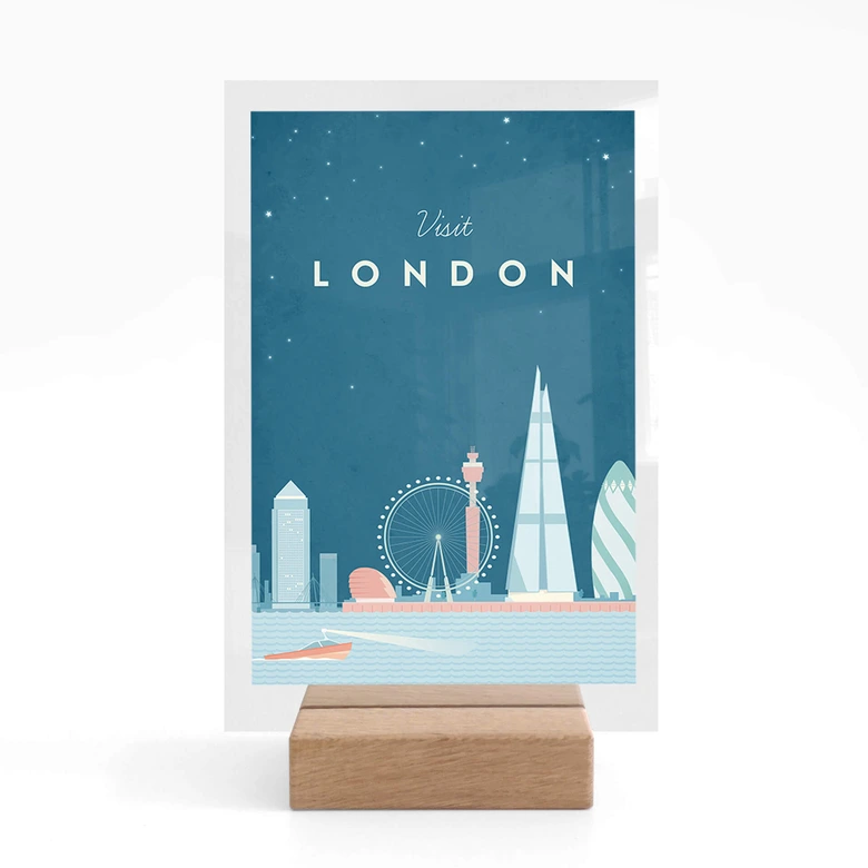 Tischaufsteller Rivers - London 