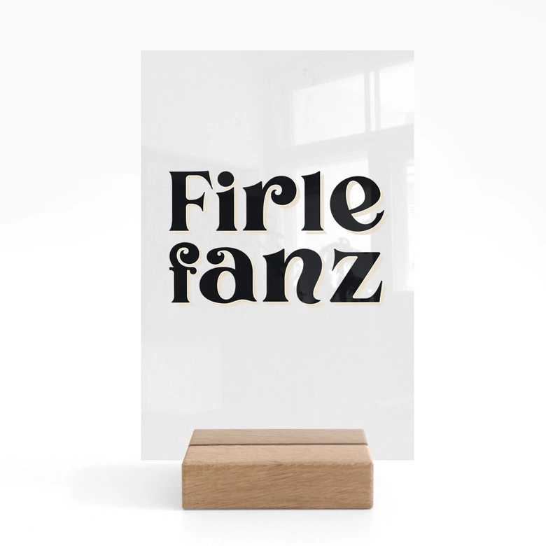 Tischaufsteller Firlefanz 