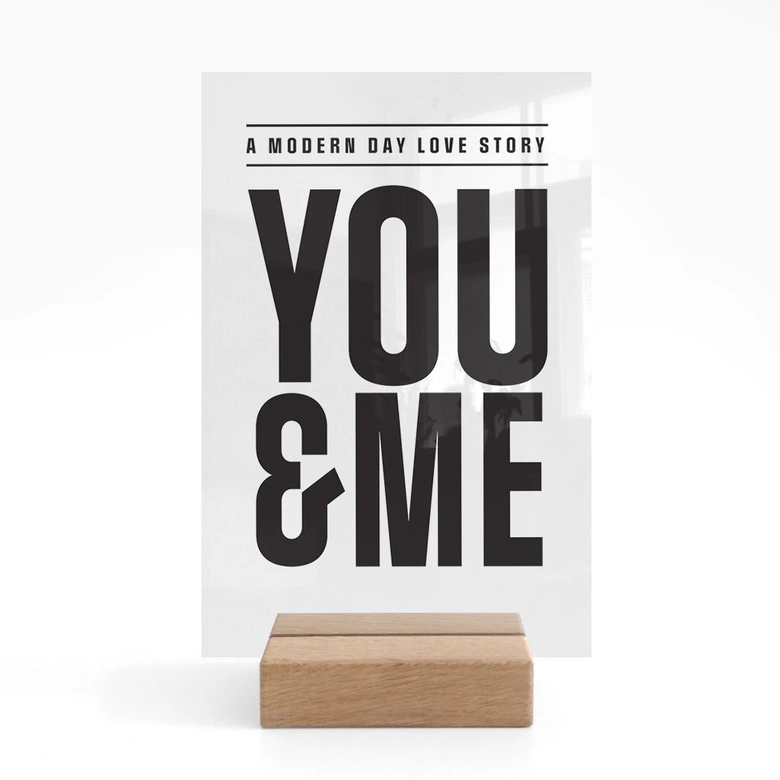 Tischaufsteller You and me - Kerr-Dineen 