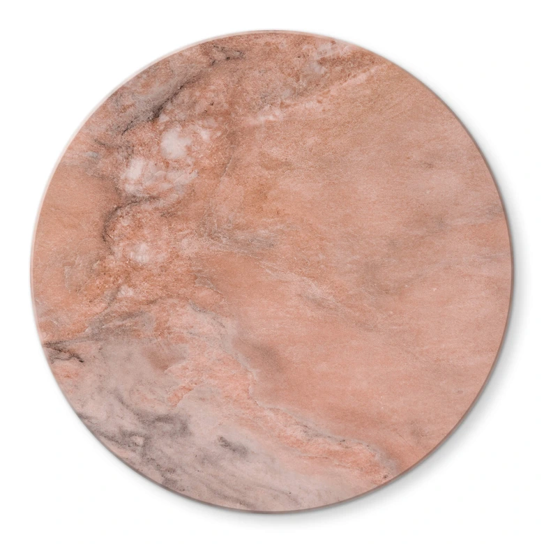Tischplatte aus Glas - Marmor 06 - Rund 
