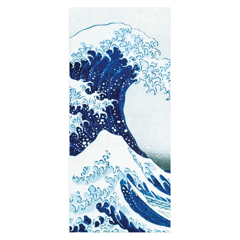 Door film The Great Wave of Kanagawa - Hokusai - Self-adhesive door decoration 