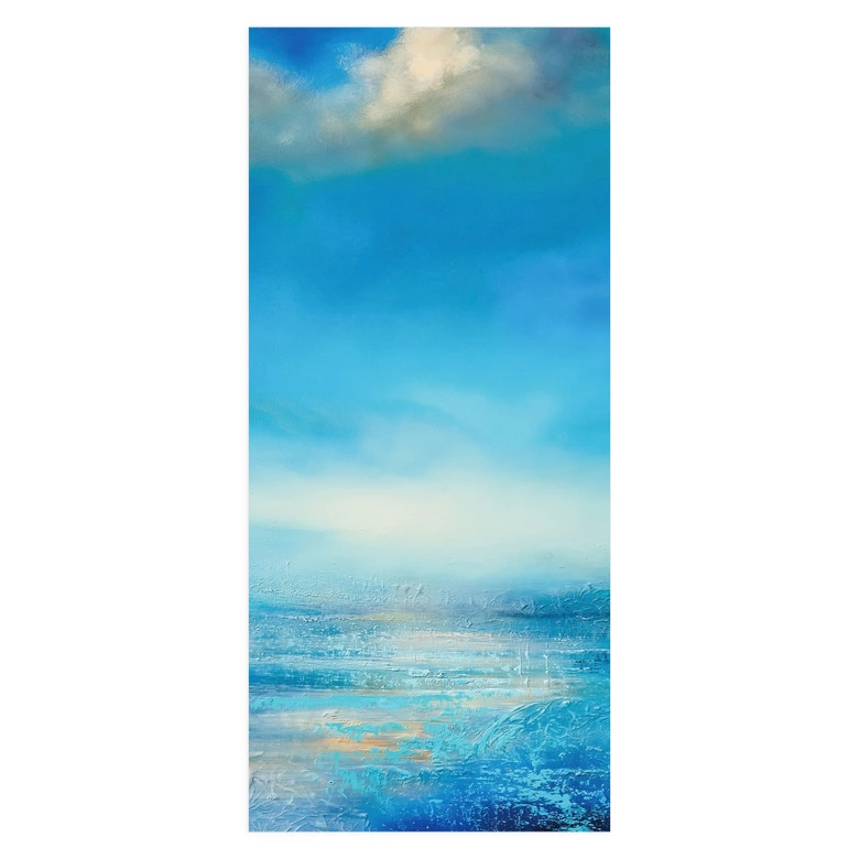 Door foil Endless expanse in blue - Schmucker 